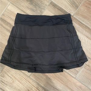 Lululemon Black Pace Setter Skirt